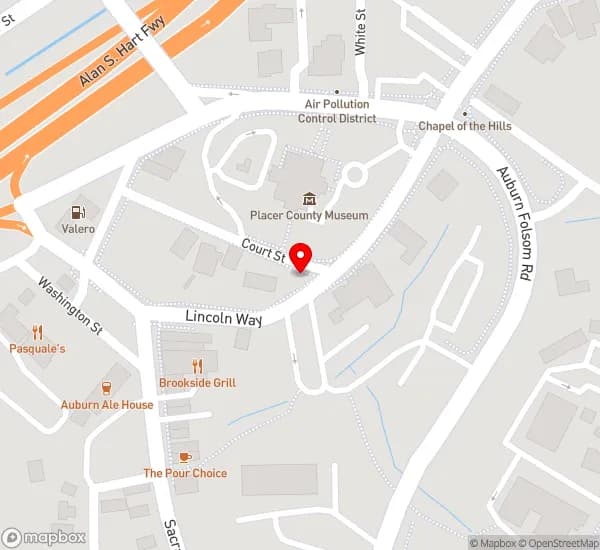 Map location of business