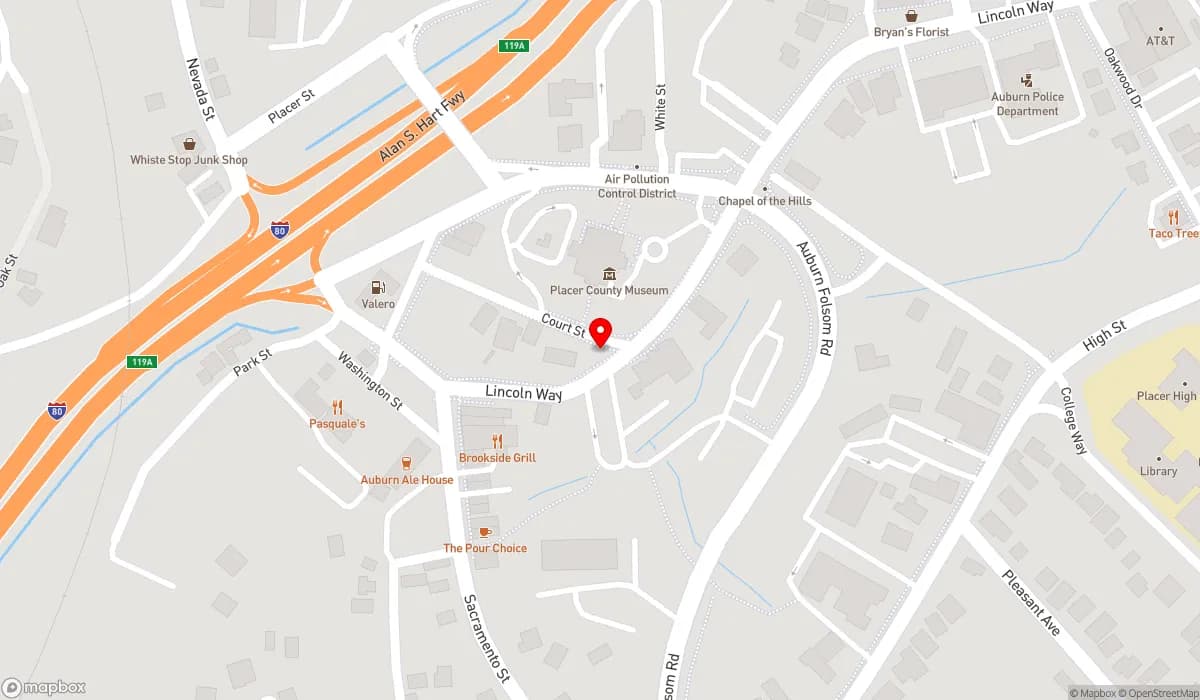 Map location of business